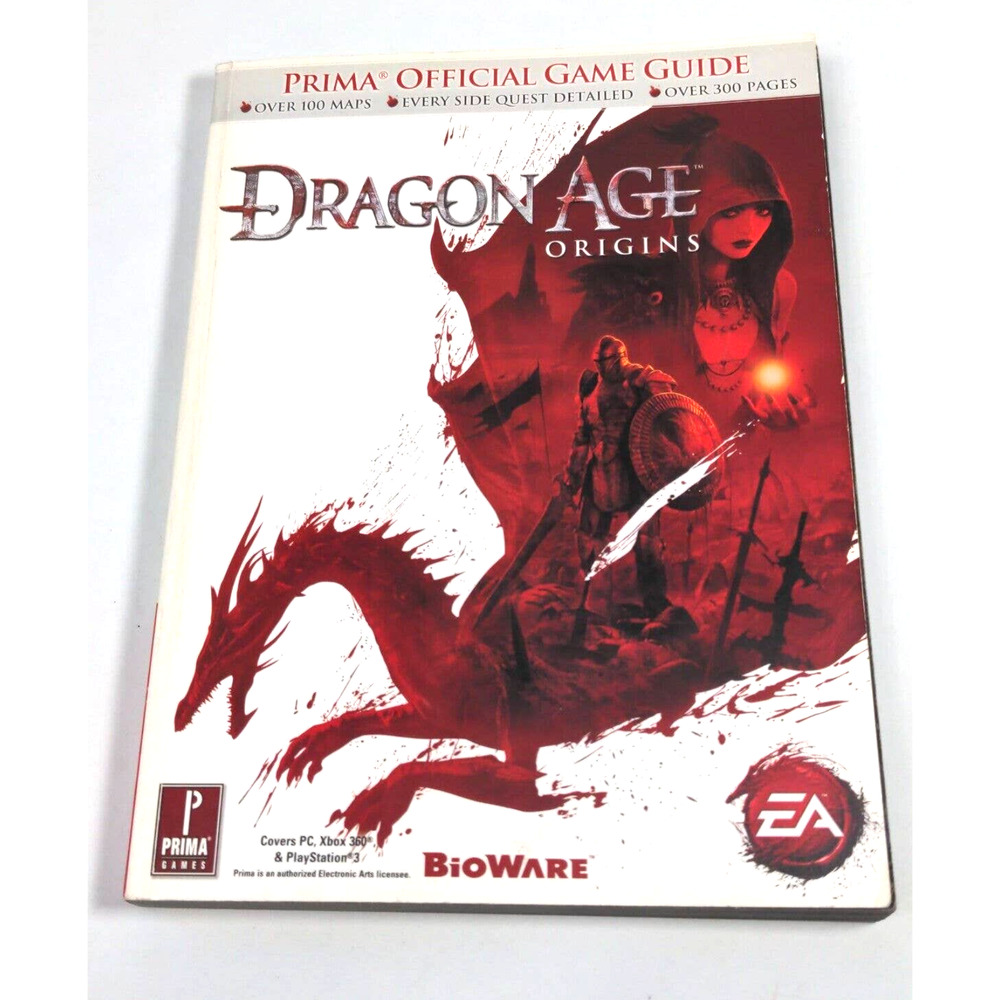 Dragon Age: Origins - Prima Official Game Strategy Guide / Manual GOOD